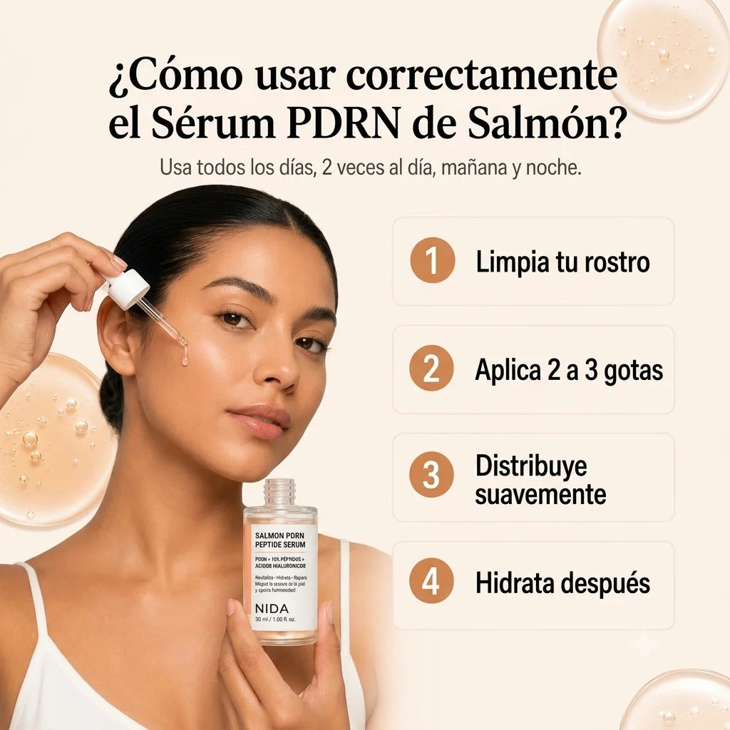 SÉRUM PDRN DE SALMÓN | Tensa y Rellena lineas de expresión en Semanas