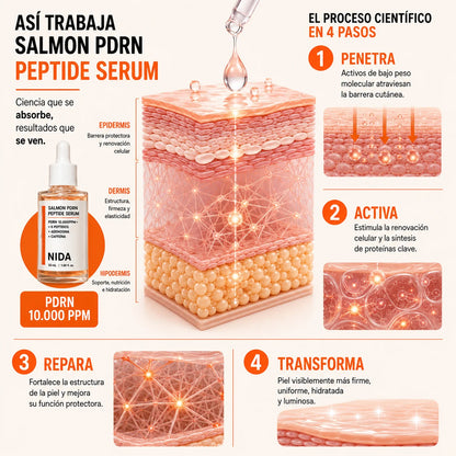 SÉRUM PDRN DE SALMÓN  | Tensa y Rellena lineas de expresión en Semanas