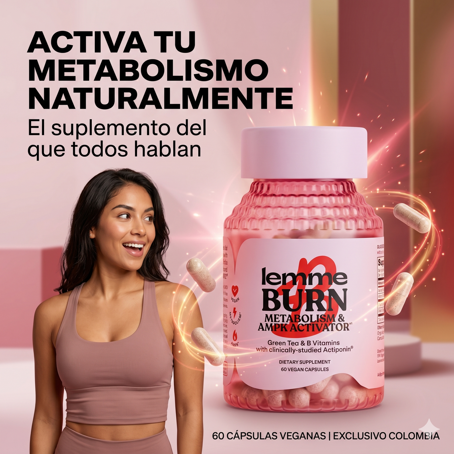 Lemme Burn – Gomitas para Apoyar Metabolismo & Energía Natural (caja original)